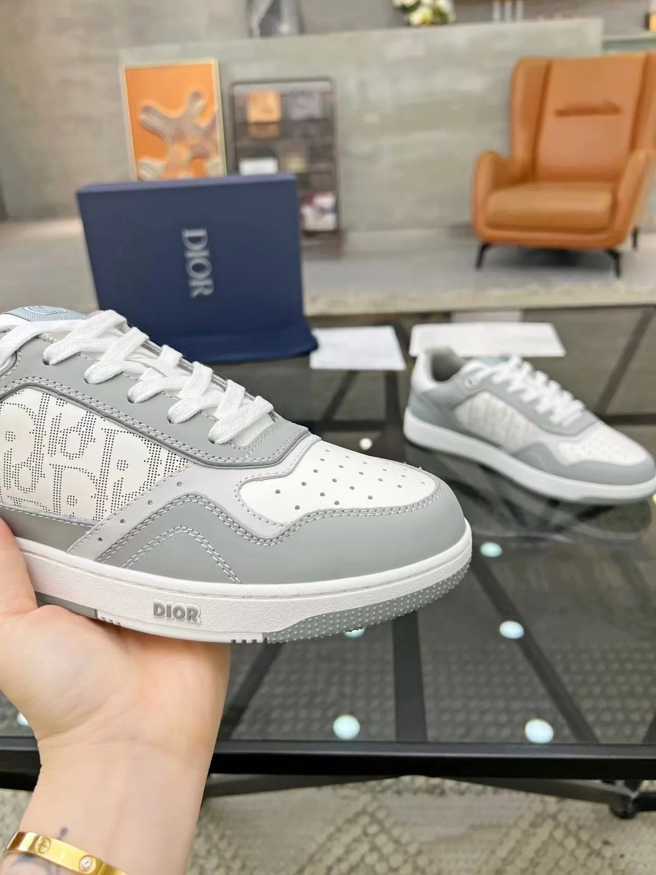 B27 Low-Top Grey White - Image 7