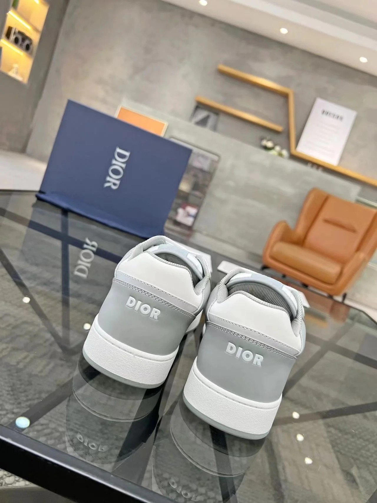 B27 Low-Top Grey White - Image 9