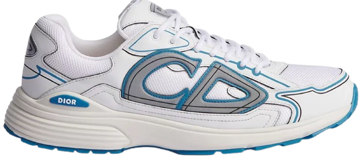 B30 White and Light Blue Mesh