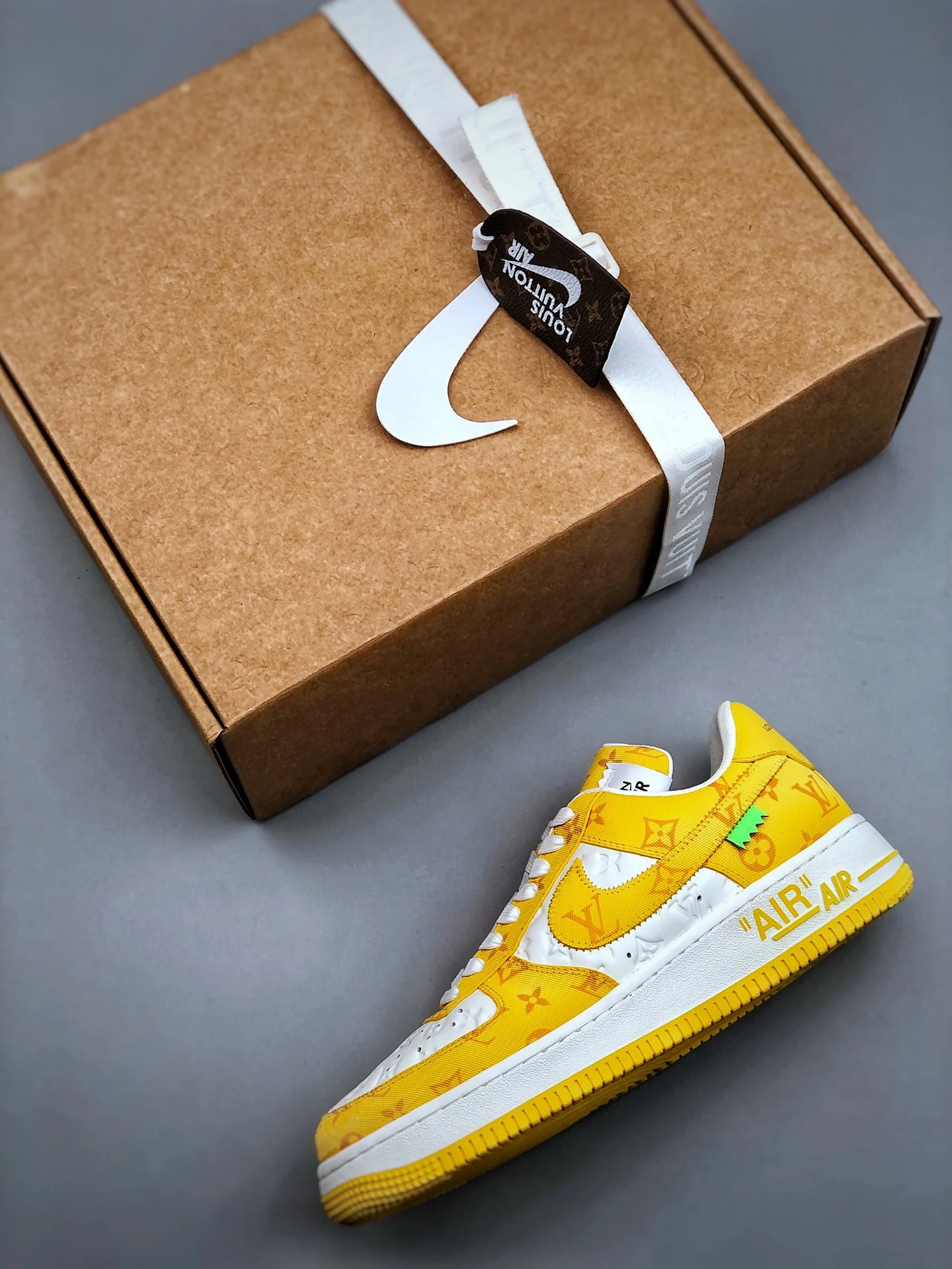 AF1 x OW by Virgil - Yellow Customs - Image 5