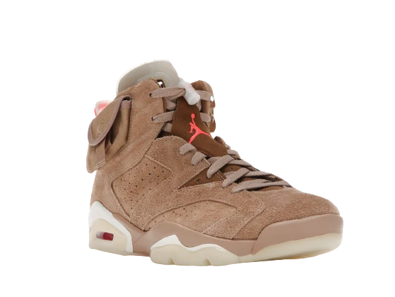 AJ6 X Travis Scott British Khaki - Image 3