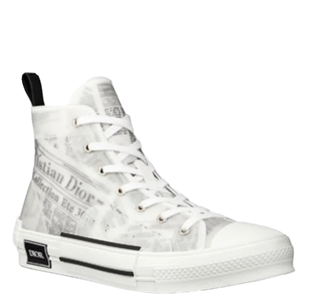 B23 High Top Logo Oblique Newspaper Monogram - Image 3