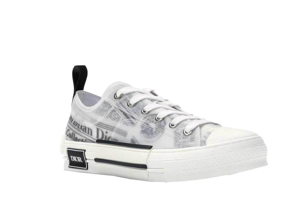 B23 Low Top Logo Oblique Newspaper Monogram - Image 2