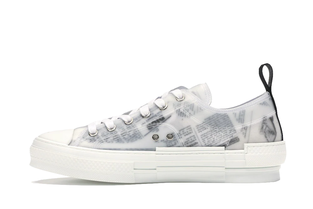 B23 Low Top Logo Oblique Newspaper Monogram - Image 3