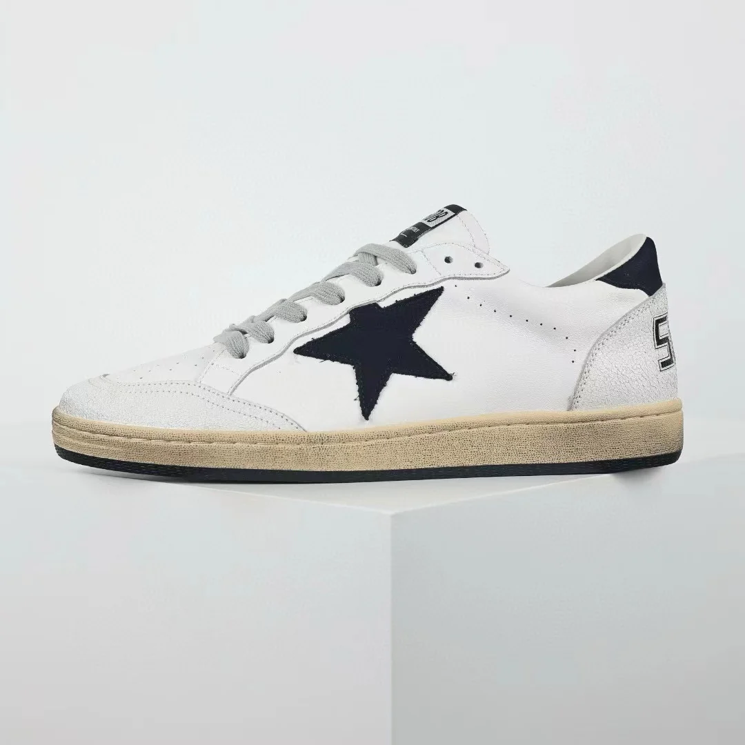 Golden Goose Ball-Star Black Star Black Heel Tab White - Image 10