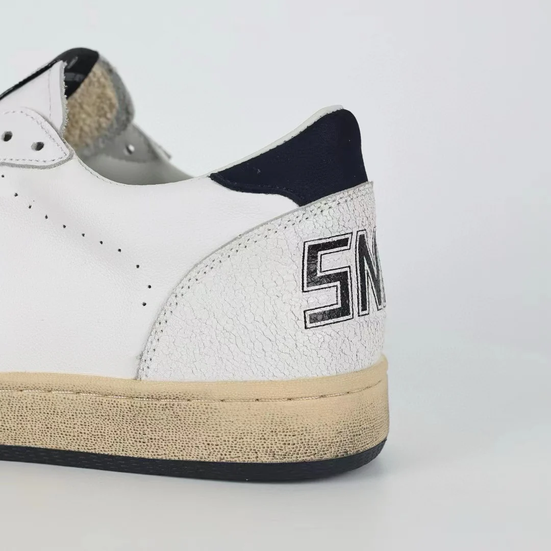 Golden Goose Ball-Star Black Star Black Heel Tab White - Image 5