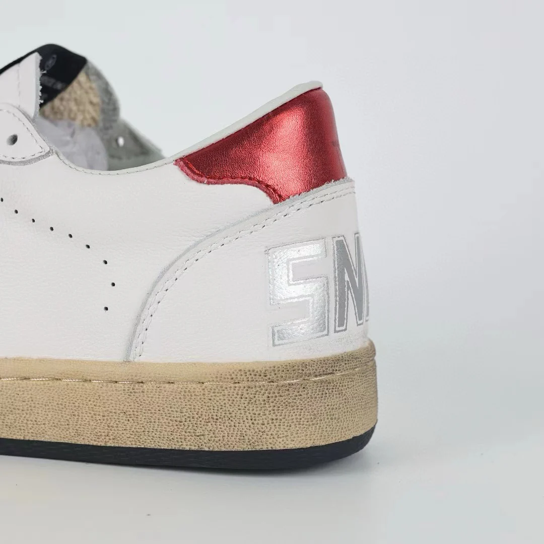Golden Goose Ball-Star Glitter Silver Star Red Heel Tab - Image 5
