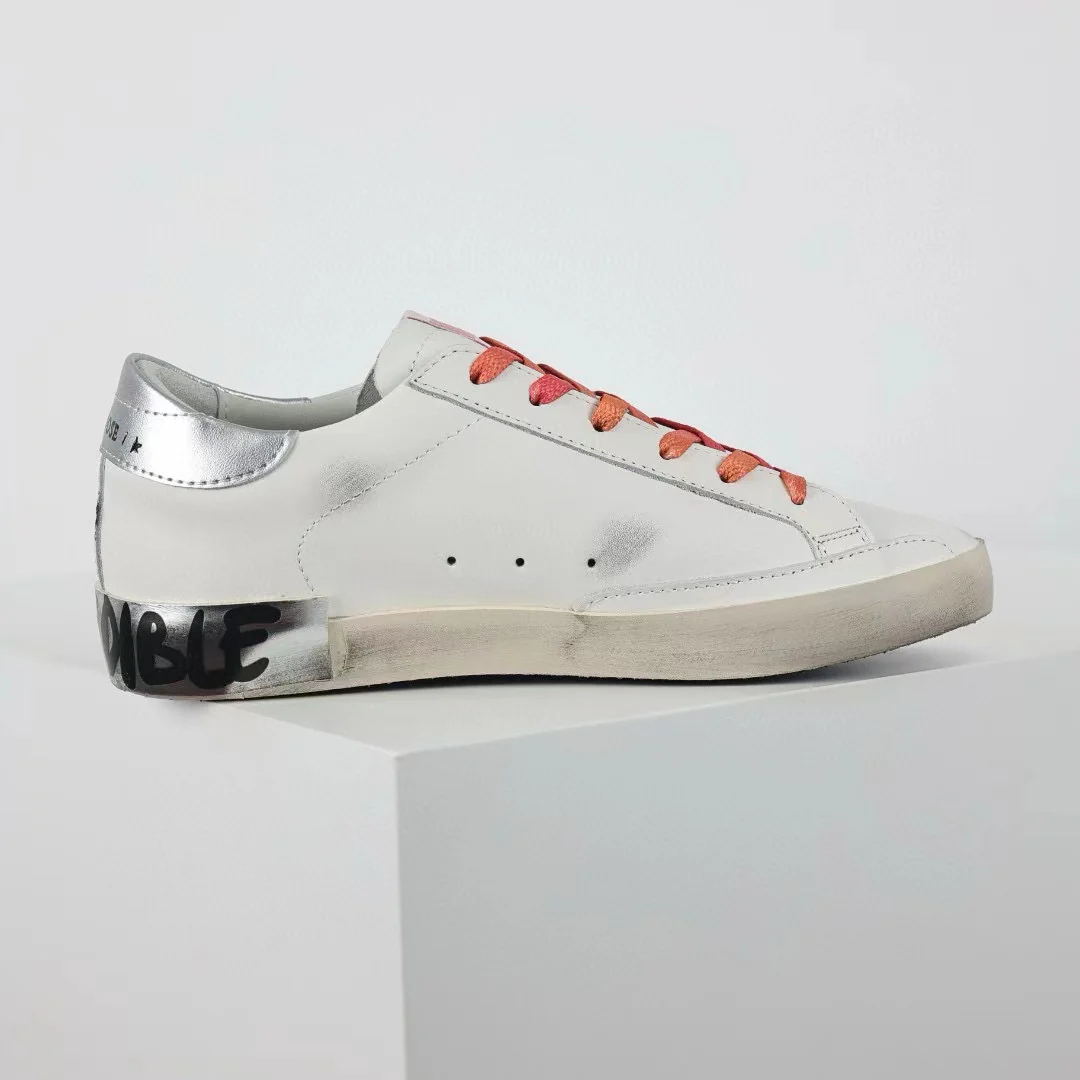 Golden Goose Ball-Star Glitter Silver Star Silver Heel Tab - Image 3