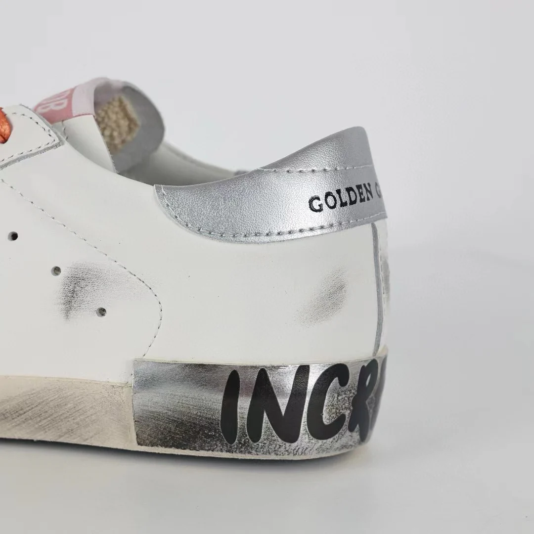 Golden Goose Ball-Star Glitter Silver Star Silver Heel Tab - Image 6