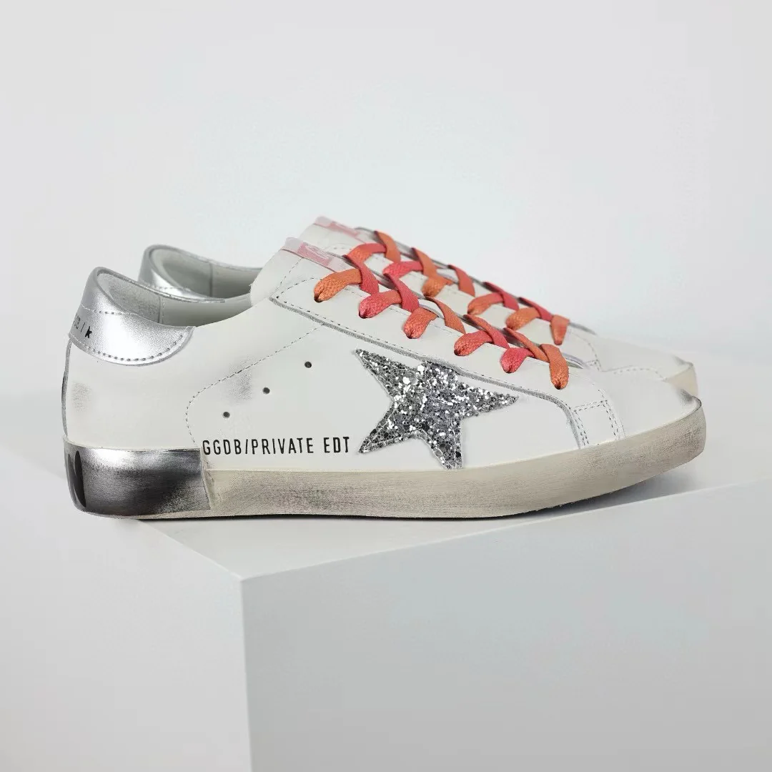 Golden Goose Ball-Star Glitter Silver Star Silver Heel Tab - Image 7