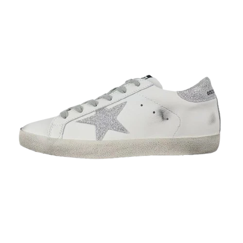 Golden Goose Ball-Star Glitter Star Glitter Heel Tab