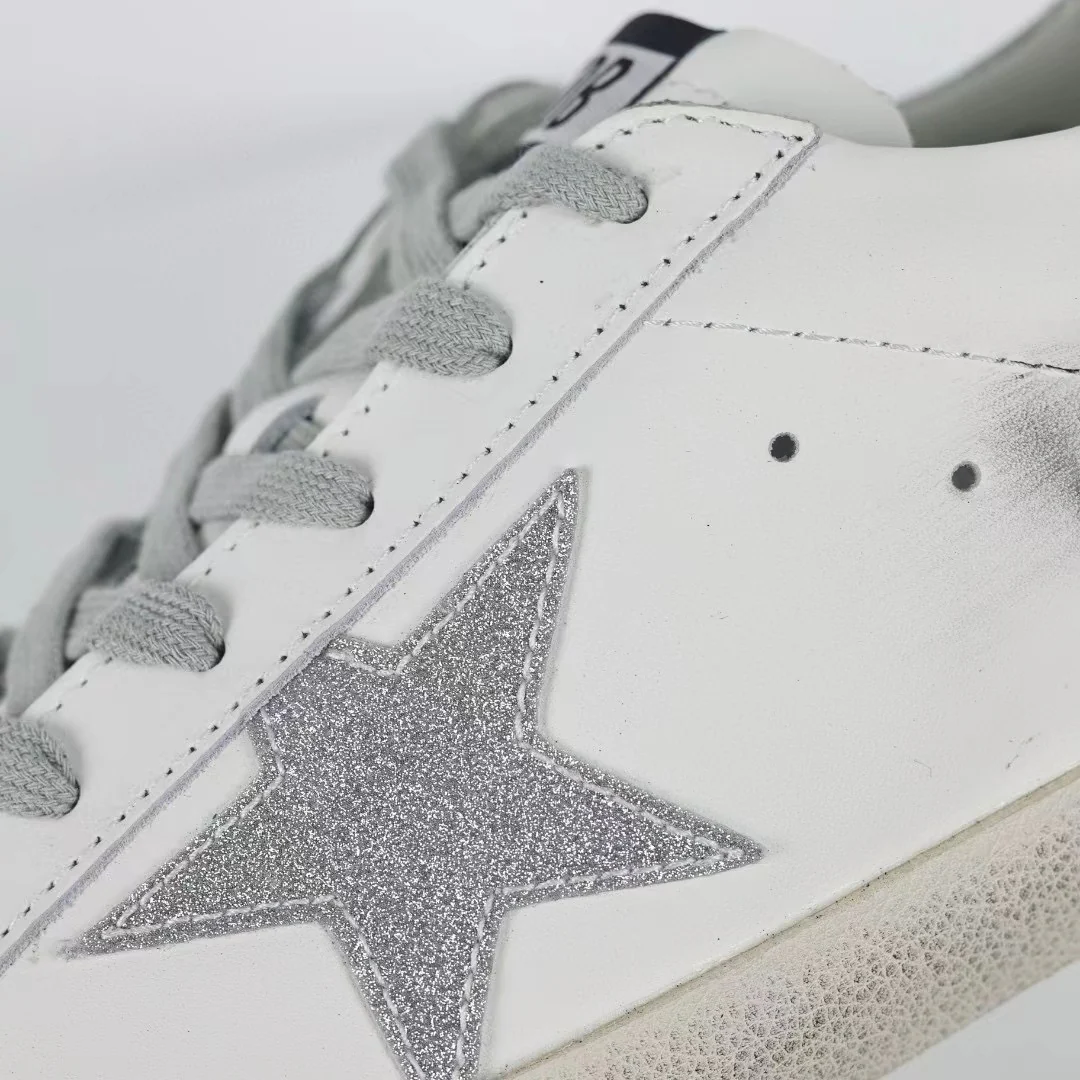Golden Goose Ball-Star Glitter Star Glitter Heel Tab - Image 4