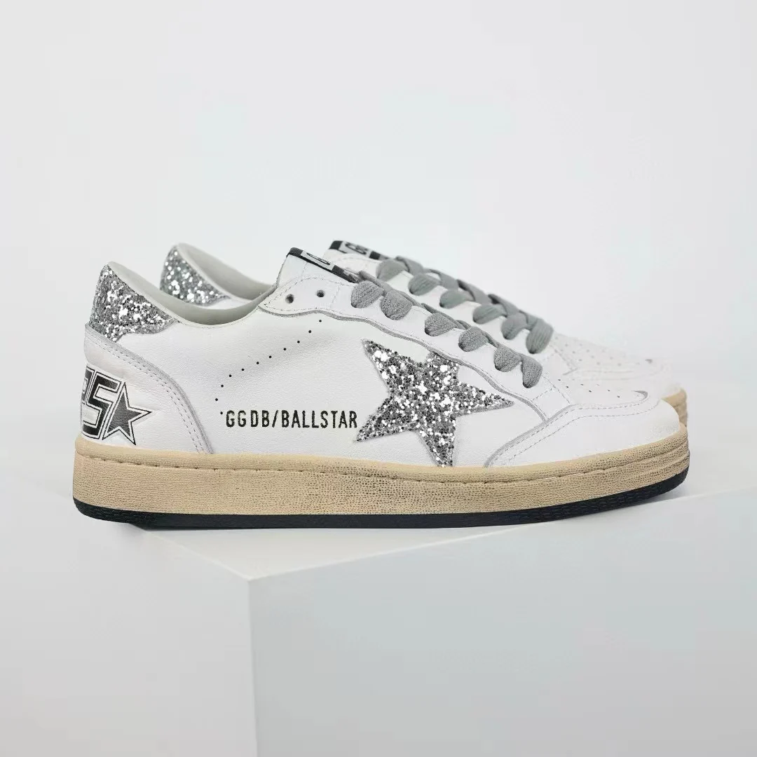 Golden Goose Ball-Star Glitter Star Glitter Heel Tab - Image 4