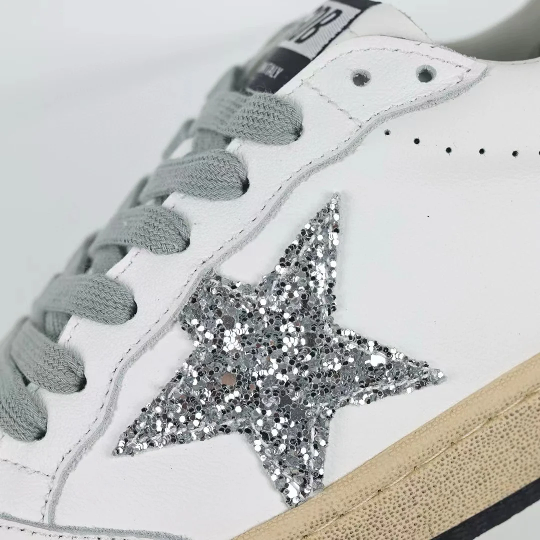 Golden Goose Ball-Star Glitter Star Glitter Heel Tab - Image 7