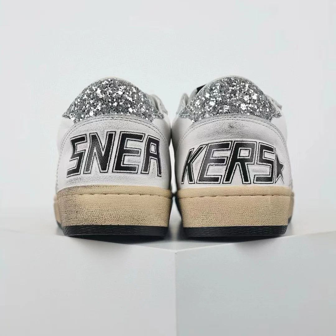 Golden Goose Ball-Star Glitter Star Glitter Heel Tab - Image 9