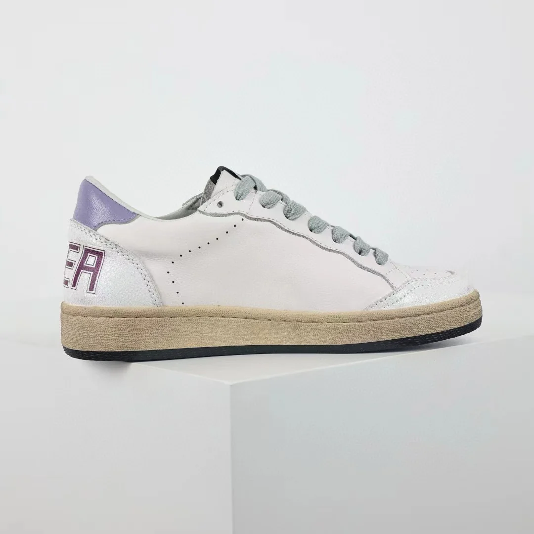 Golden Goose Ball-Star Glitter Star Purple Heel Tab - Image 8