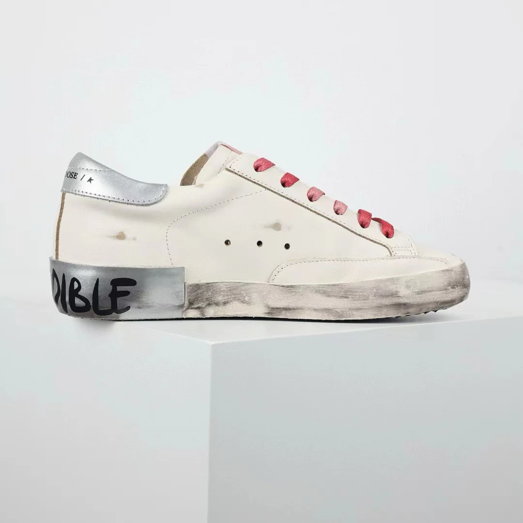 Golden Goose Ball-Star Glitter Star Silver Heel Tab - Image 8