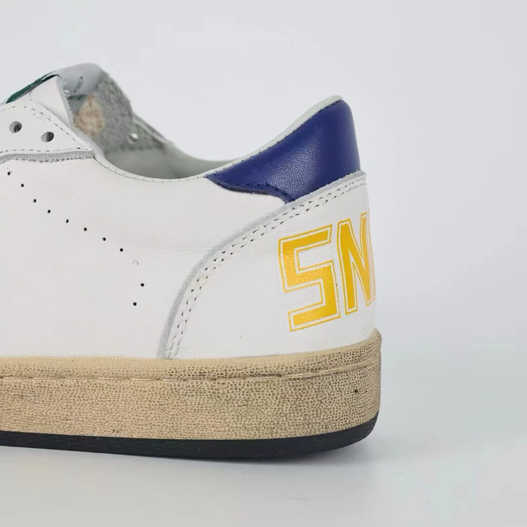 Golden Goose Ball-Star Green Star Blue Heel Tab - Image 5