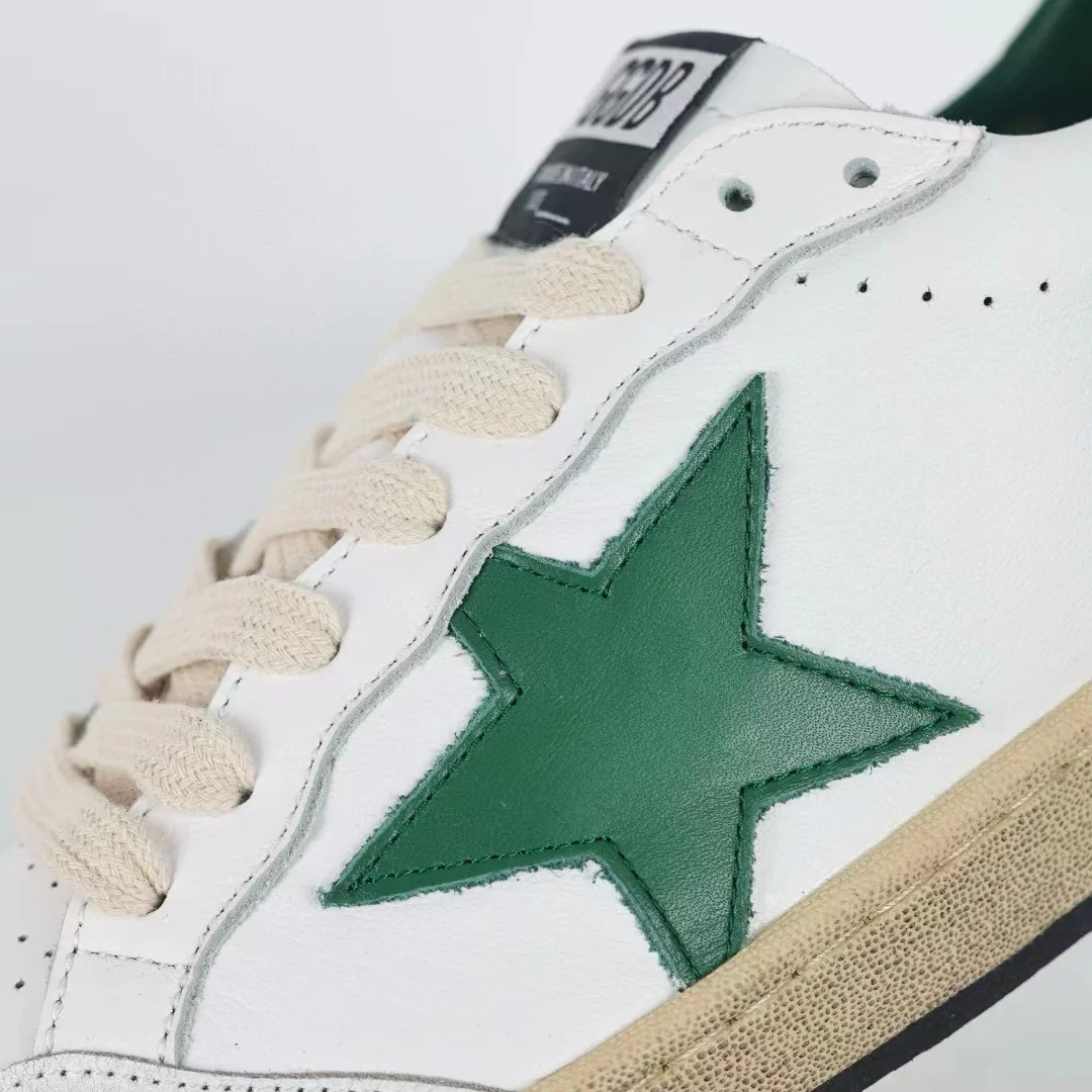 Golden Goose Ball-Star Green Star Green Heel Tab - Image 7