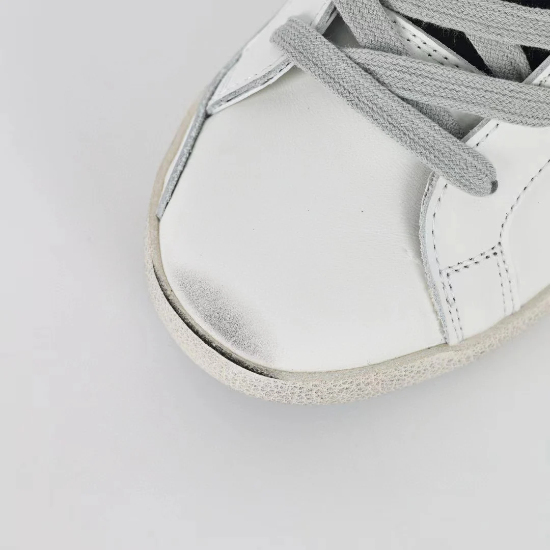 Golden Goose Ball-Star Green Star Silver Heel Tab - Image 6