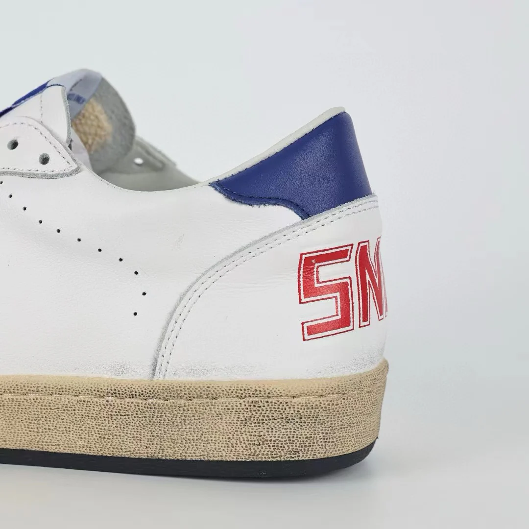 Golden Goose Ball-Star Red Star Blue Heel Tab - Image 5