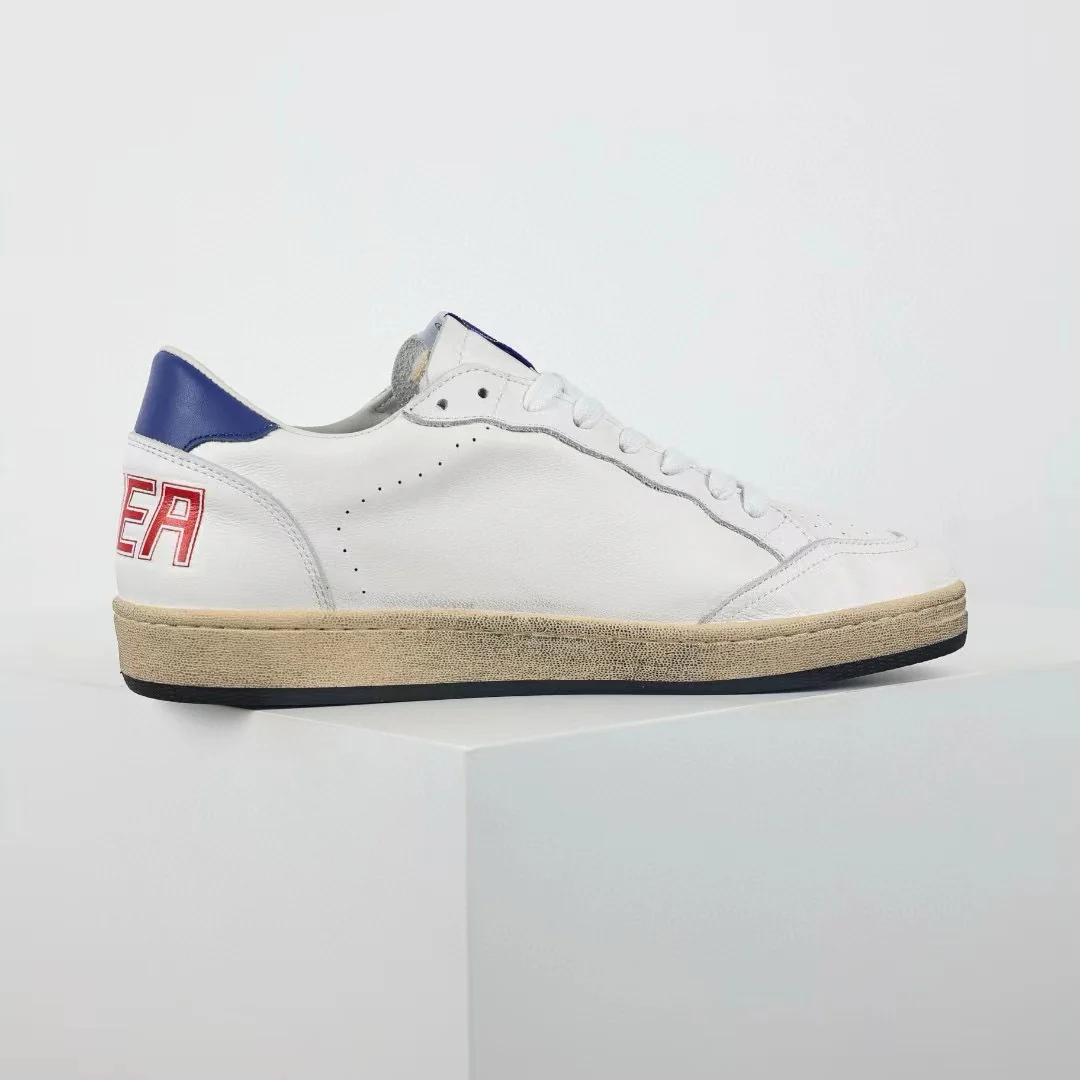 Golden Goose Ball-Star Red Star Blue Heel Tab - Image 8