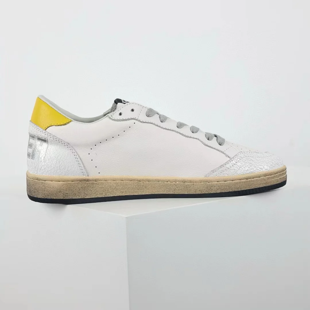 Golden Goose Ball-Star Red Star Yellow Heel Tab - Image 8