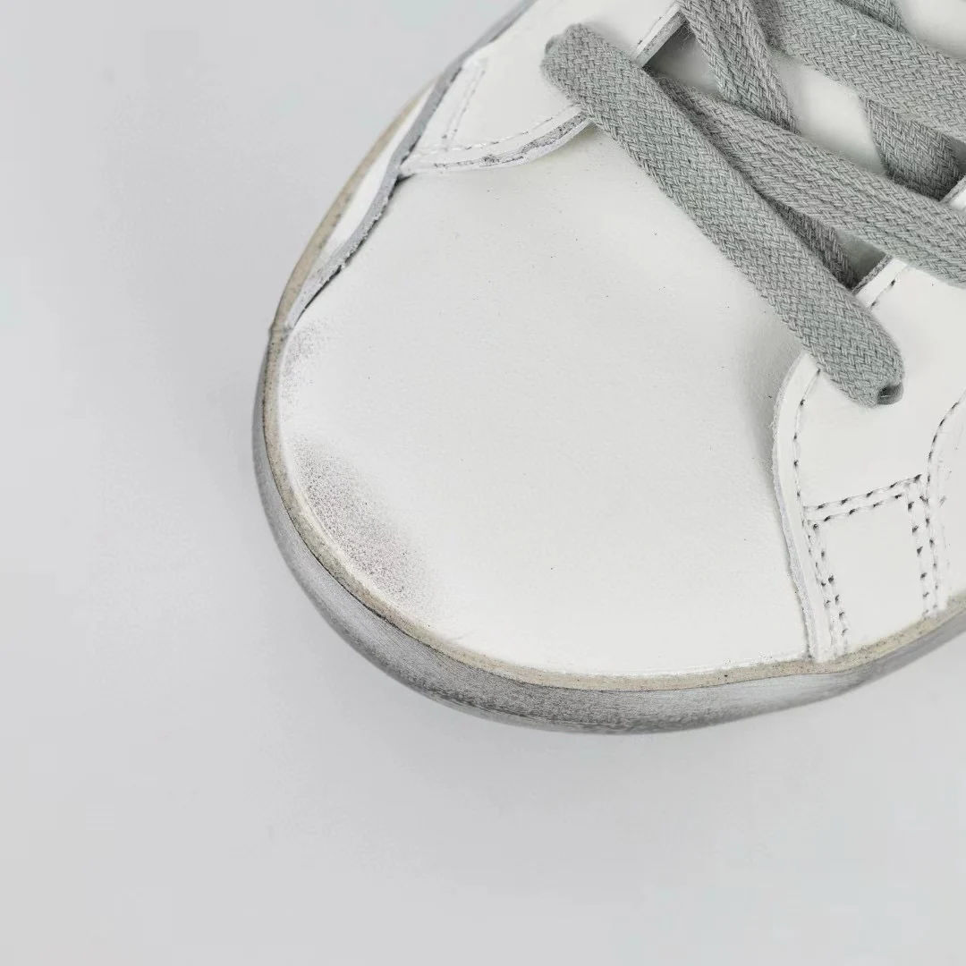 Golden Goose Ball-Star Silver Star Silver Heel Tab Silver Base - Image 5