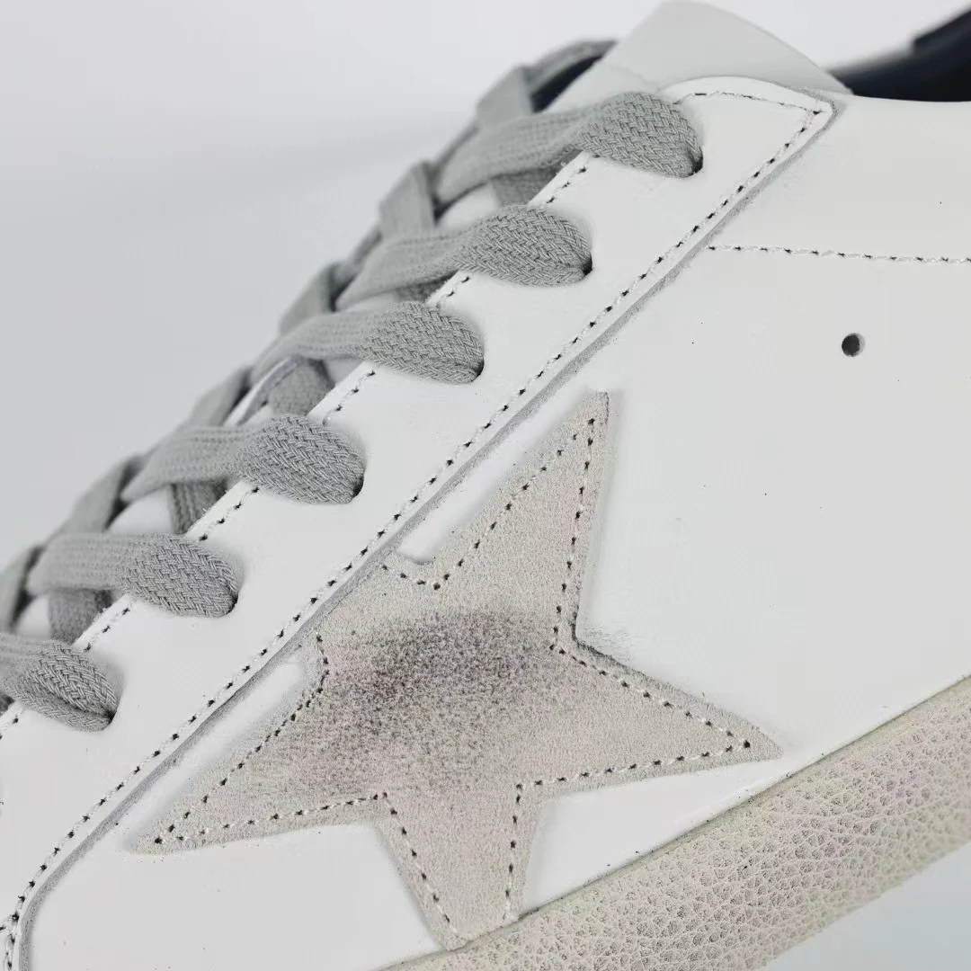 Golden Goose Ball-Star Suede Star Blue Heel Tab - Image 4