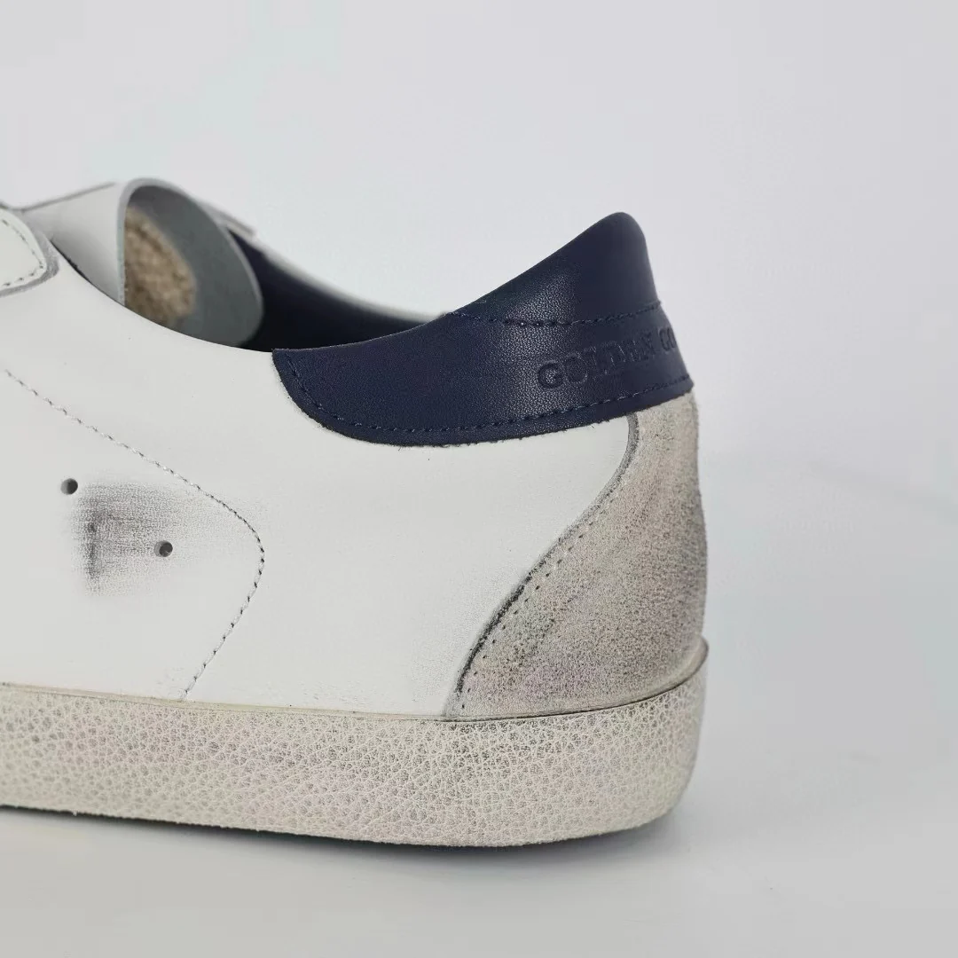 Golden Goose Ball-Star Suede Star Blue Heel Tab - Image 6