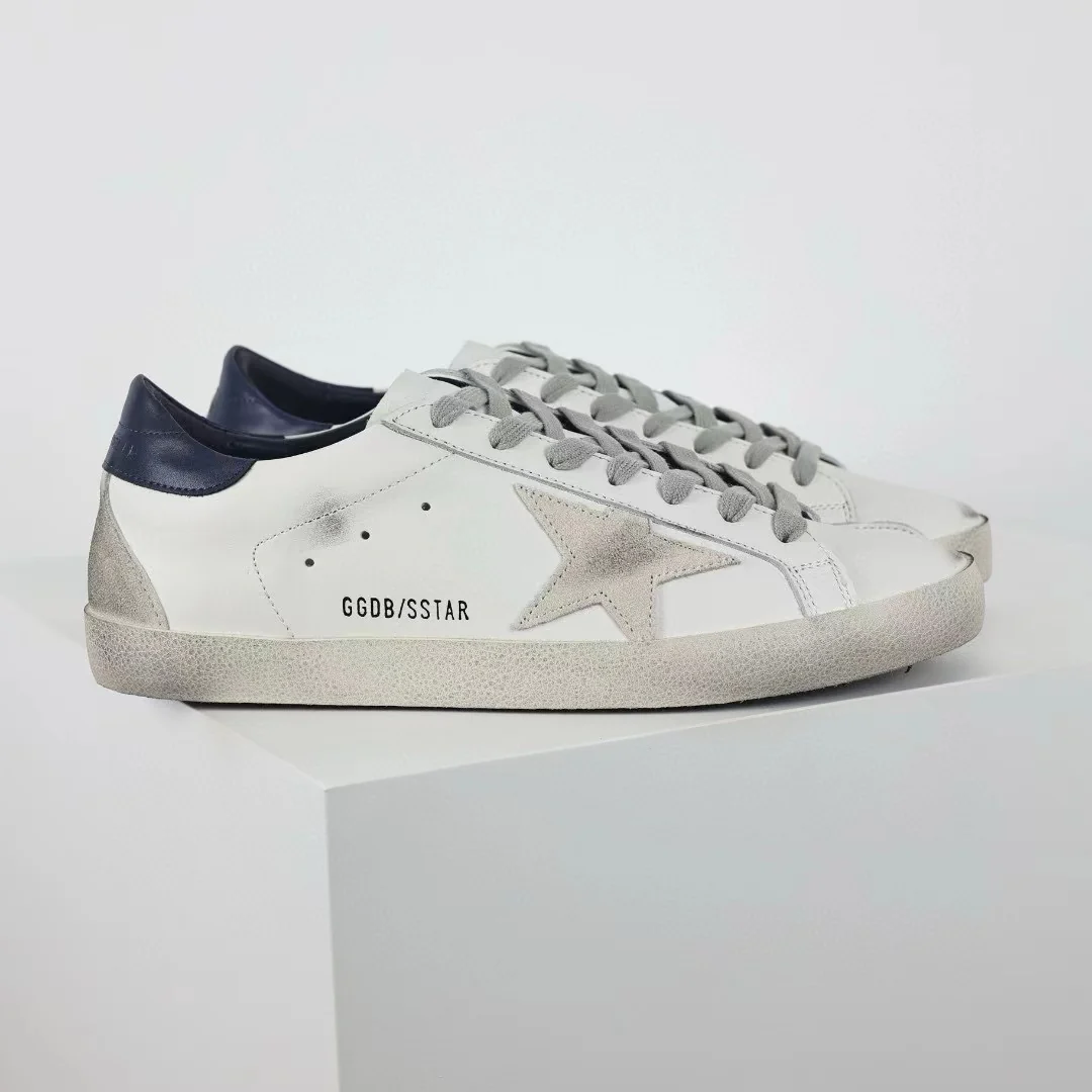 Golden Goose Ball-Star Suede Star Blue Heel Tab - Image 7