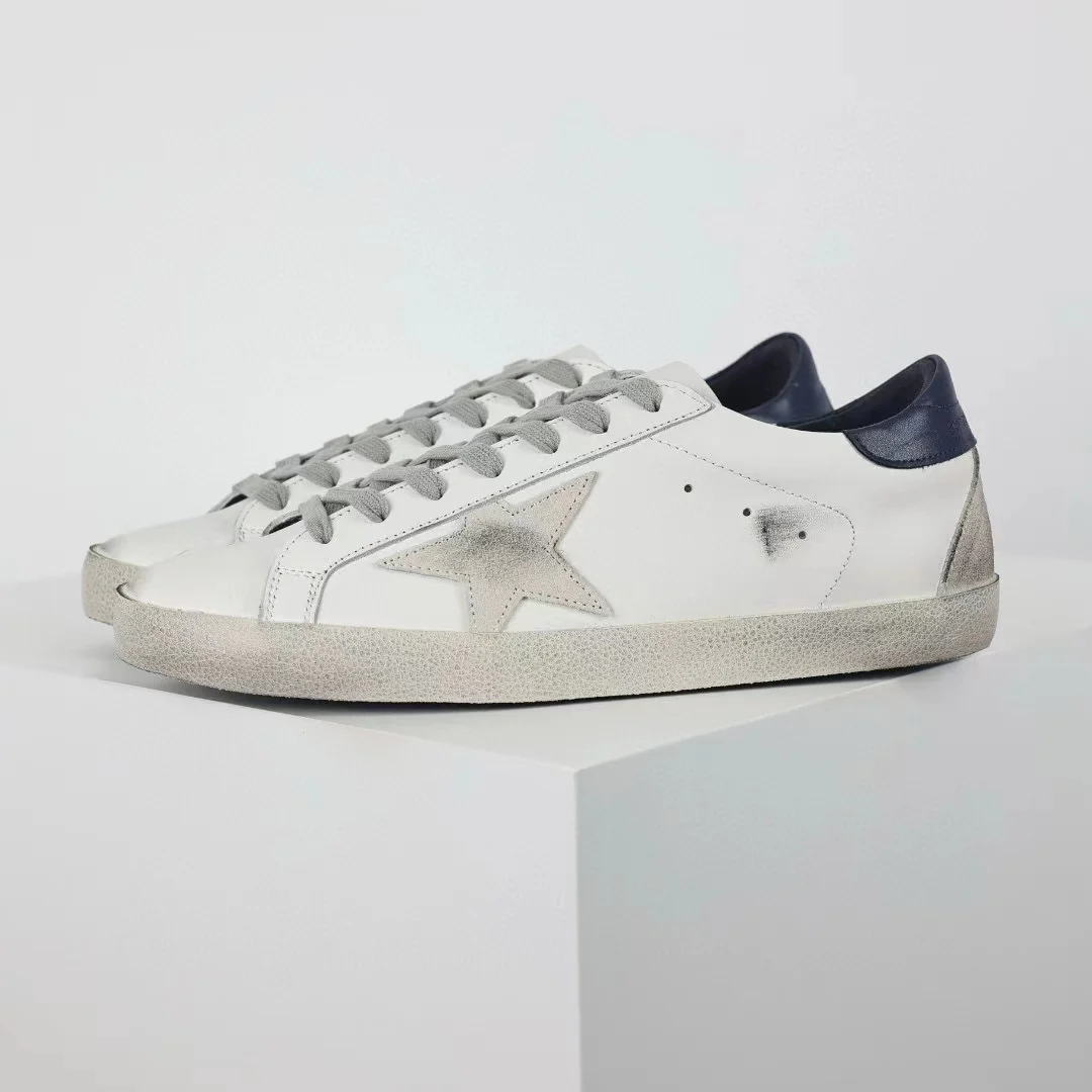 Golden Goose Ball-Star Suede Star Blue Heel Tab - Image 9