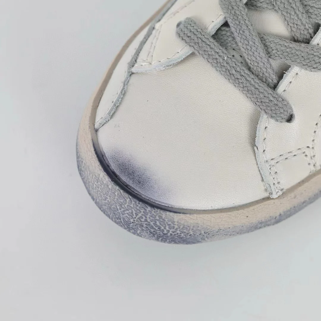 Golden Goose Ball-Star Suede Star Orange Heel Tab - Image 5