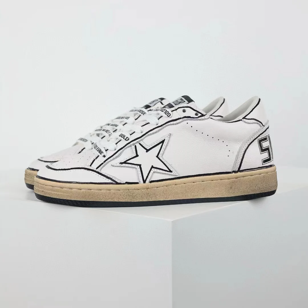 Golden Goose Ball-Star White Grafitti Star White Heel Tab #BEYONDESIRE - Image 2