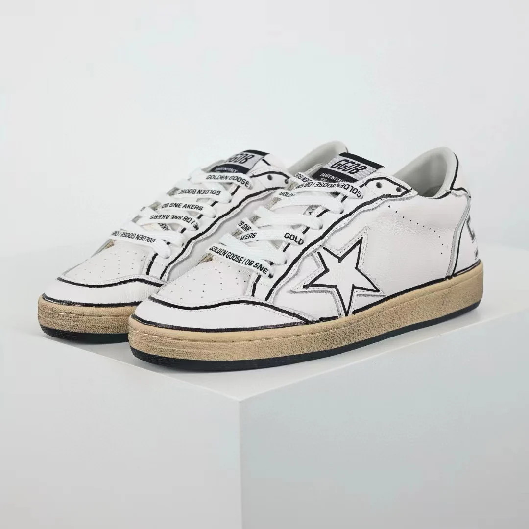 Golden Goose Ball-Star White Grafitti Star White Heel Tab #BEYONDESIRE - Image 3