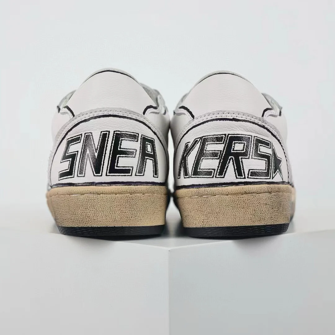 Golden Goose Ball-Star White Grafitti Star White Heel Tab #BEYONDESIRE - Image 9