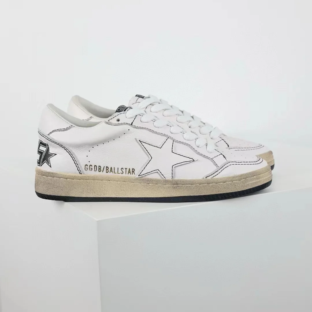 Golden Goose Ball-Star White Star White Heel Tab - Image 4