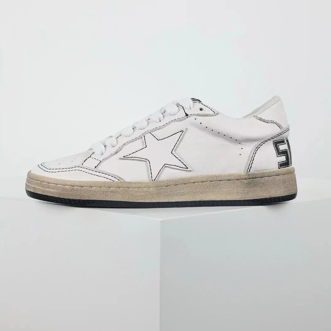 Golden Goose Ball-Star White Star White Heel Tab - Image 7