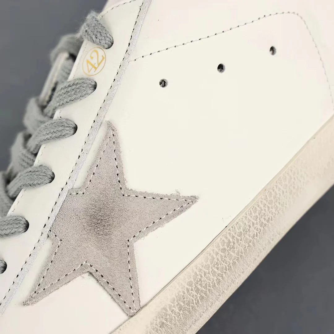 Golden Goose Super-Star Suede Star Black Glossy Heel Tab - Image 7