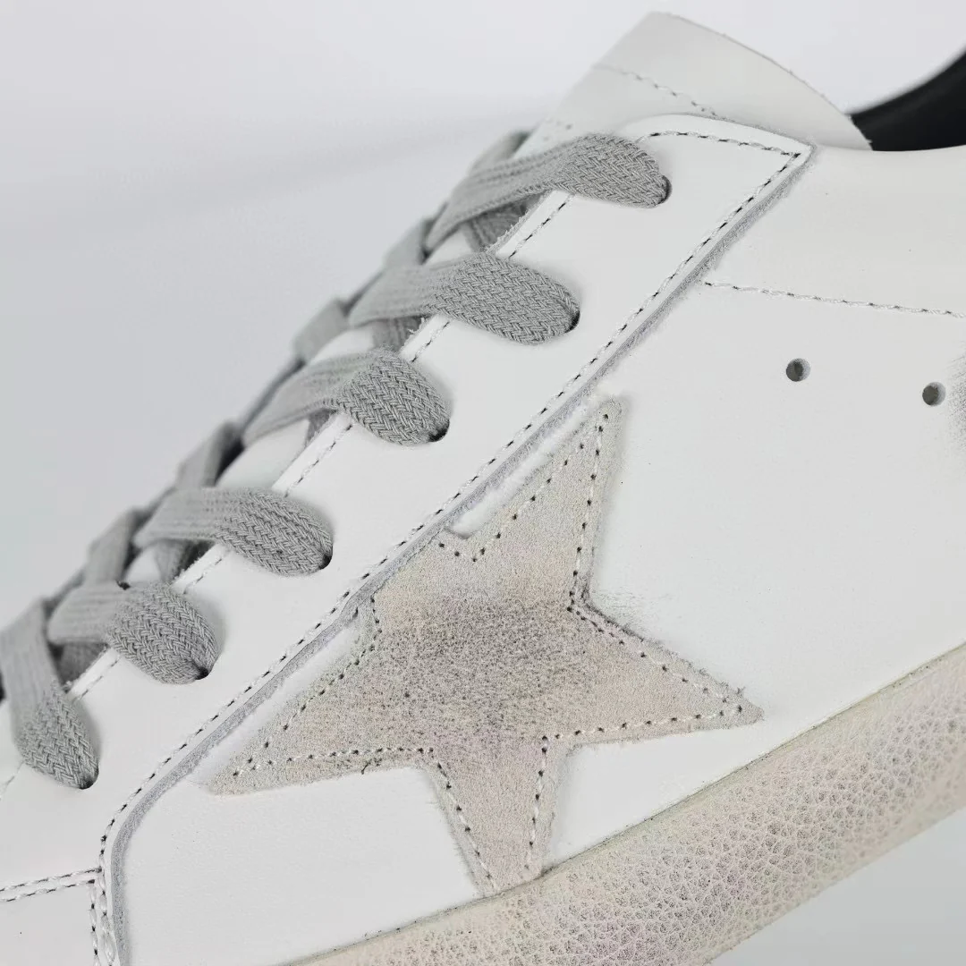 Golden Goose Super-Star Suede Star Black Heel Tab Blackout - Image 7