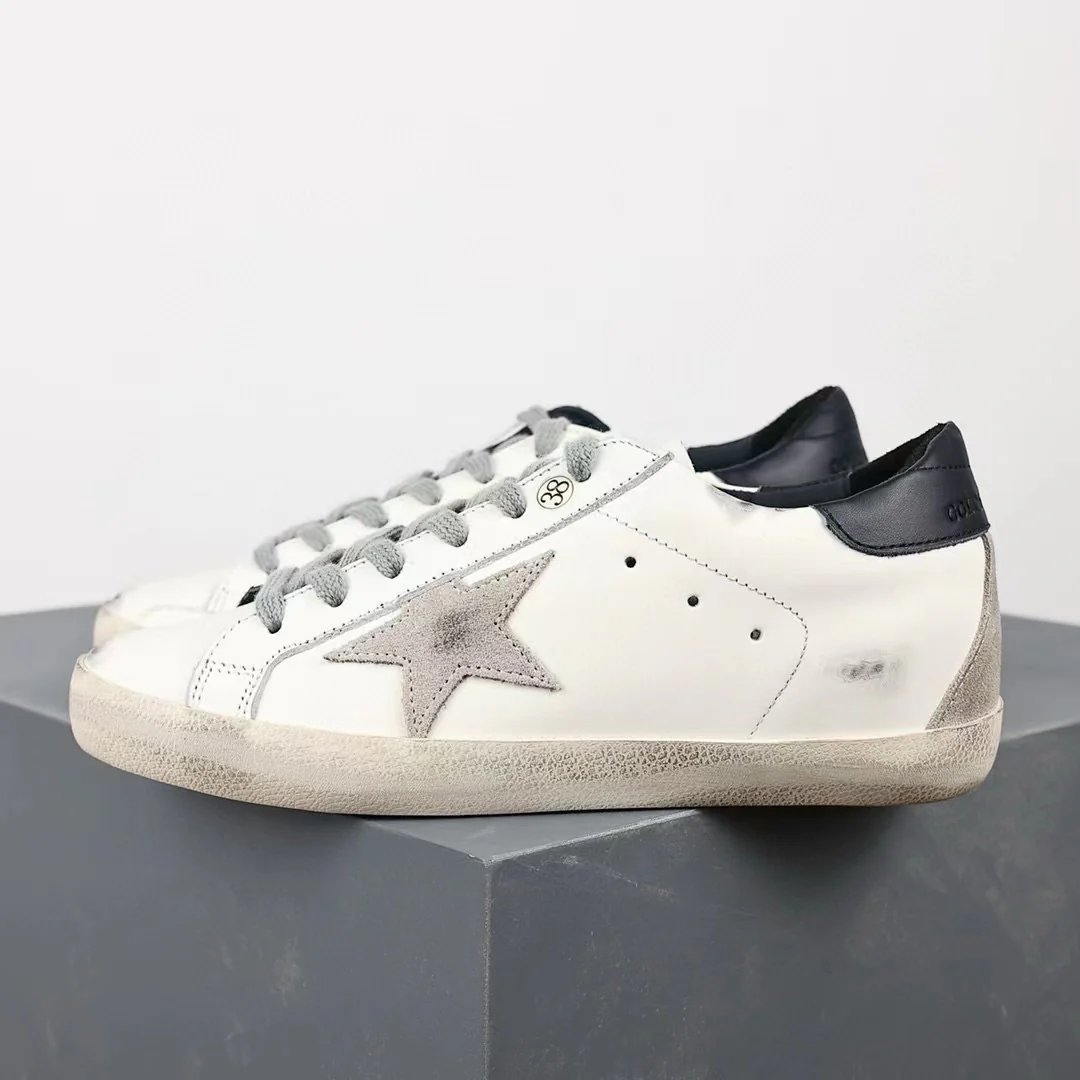 Golden Goose Super-Star Suede Star Black Matte Heel Tab - Image 2