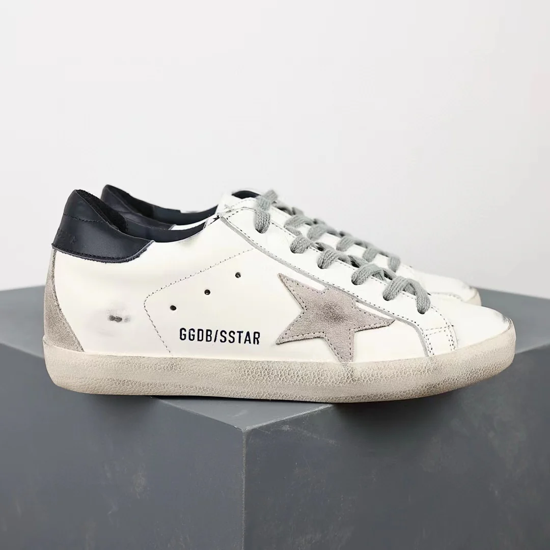 Golden Goose Super-Star Suede Star Black Matte Heel Tab - Image 4