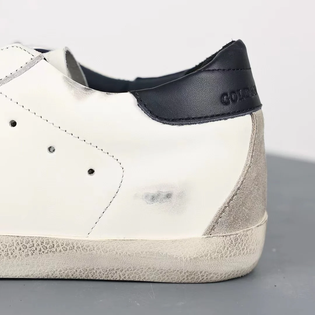 Golden Goose Super-Star Suede Star Black Matte Heel Tab - Image 5