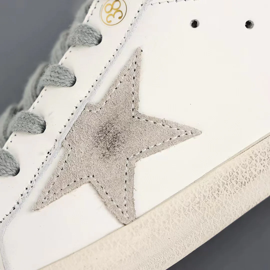 Golden Goose Super-Star Suede Star Black Matte Heel Tab - Image 7