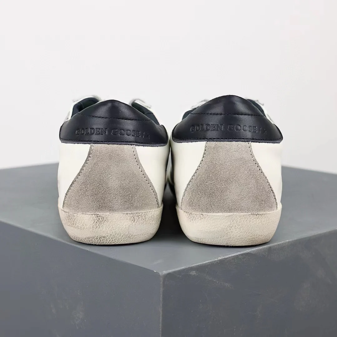 Golden Goose Super-Star Suede Star Black Matte Heel Tab - Image 9