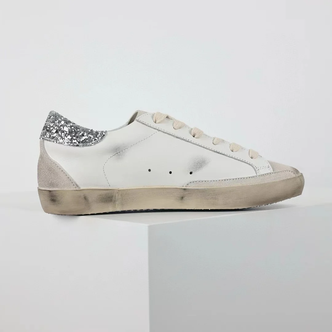 Golden Goose Super-Star Suede Star Glitter Heel Tab - Image 8