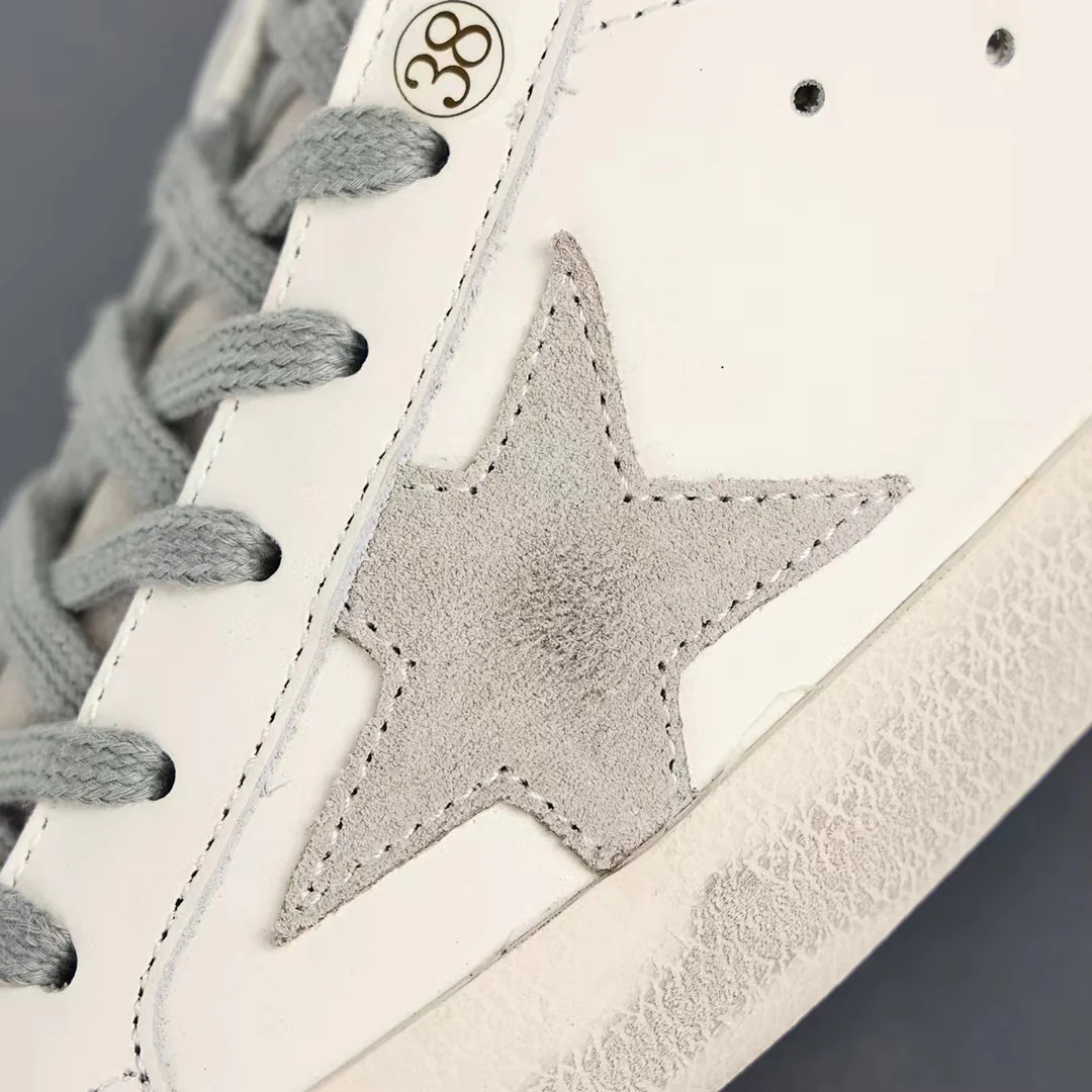 Golden Goose Super-Star Suede Star Glitter Heel Tab - Image 6