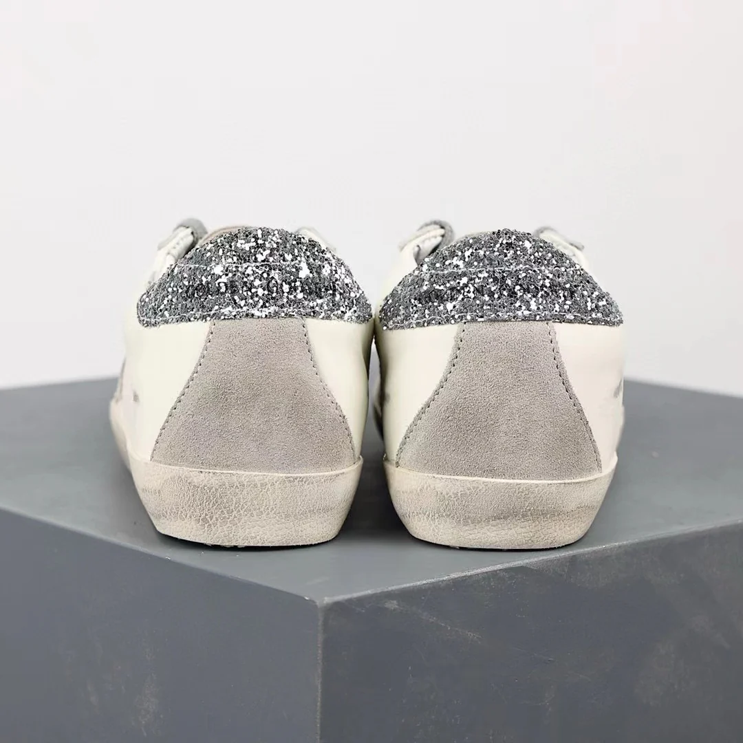 Golden Goose Super-Star Suede Star Glitter Heel Tab - Image 9