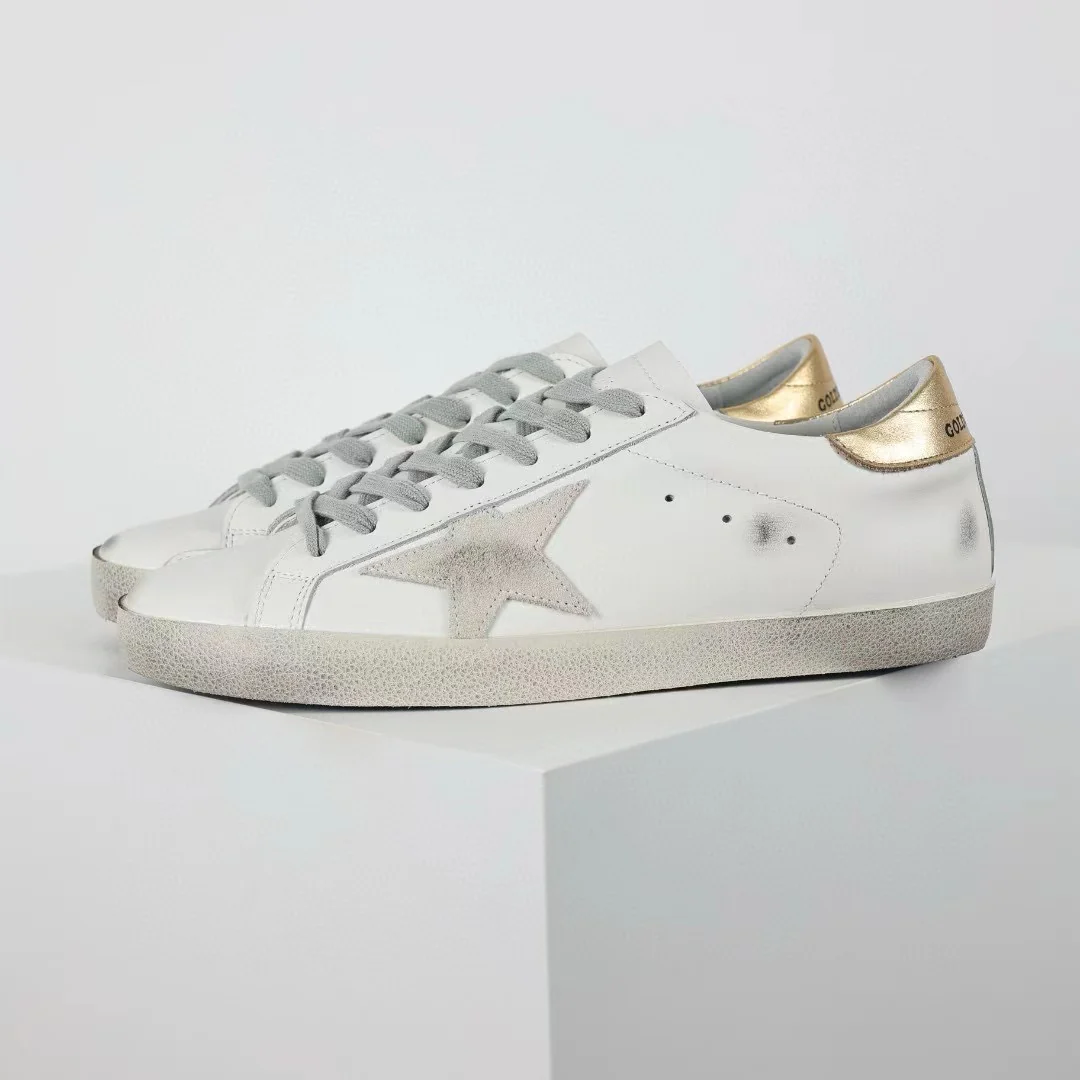 Golden Goose Super-Star Suede Star Gold Heel Tab - Image 2