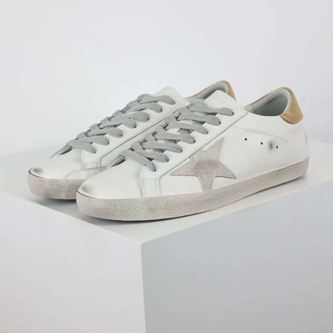 Golden Goose Super-Star Suede Star Gold Heel Tab - Image 3